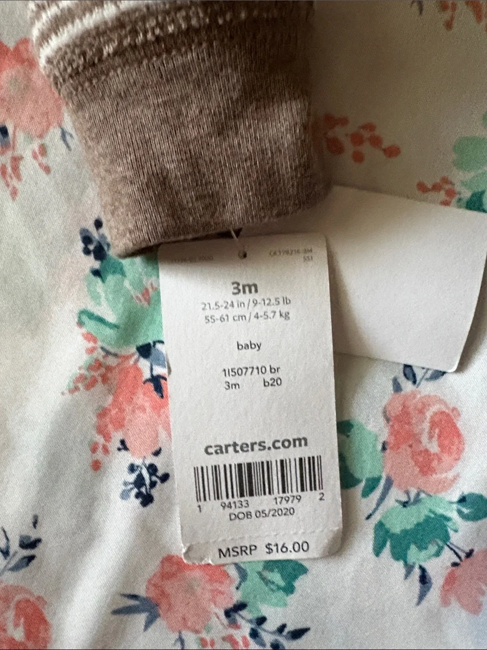 Carters cozy striped
